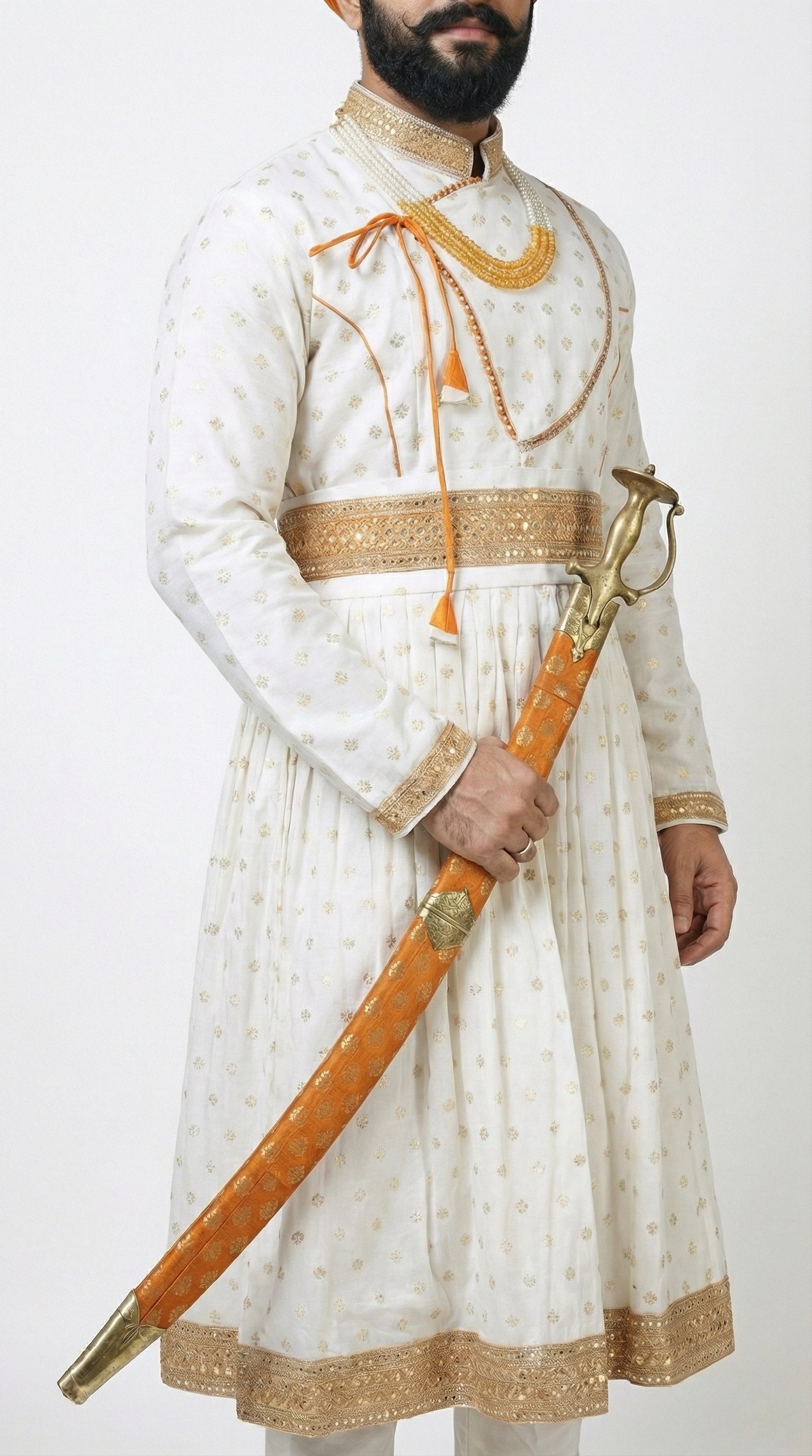 ORANGE COLOR PESHWAI
