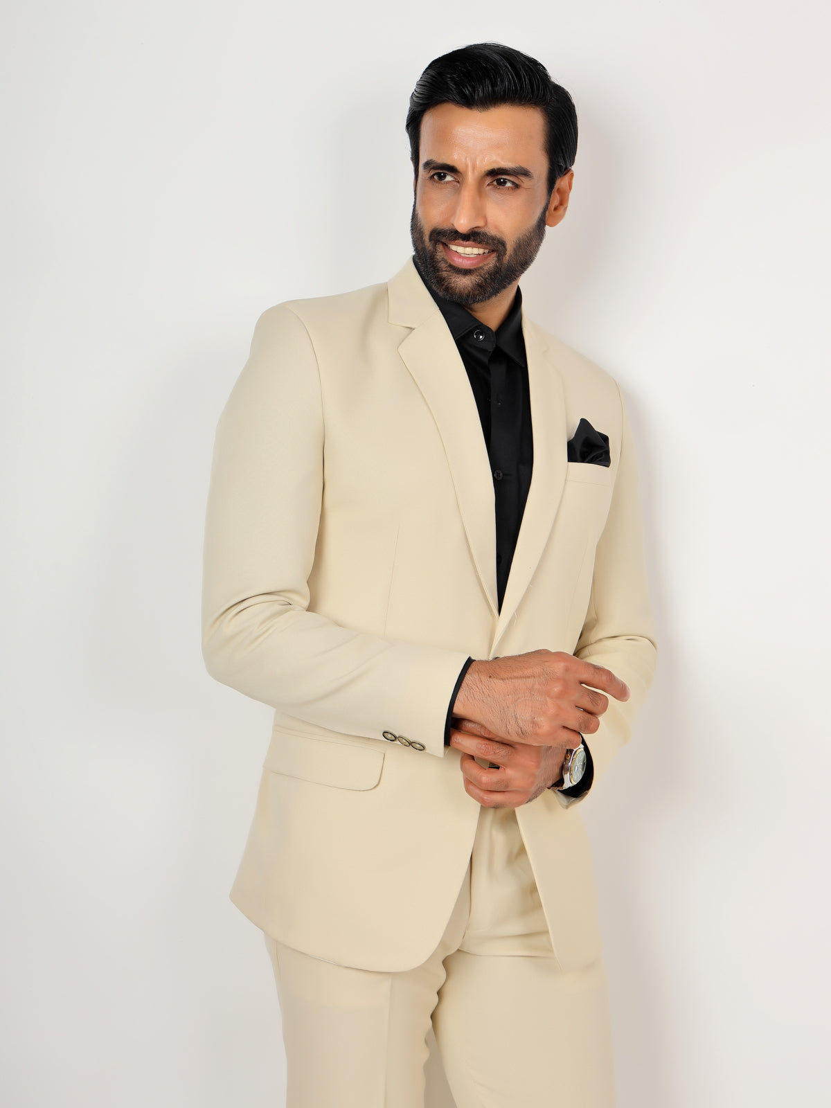 CREAM METTY BLAZER