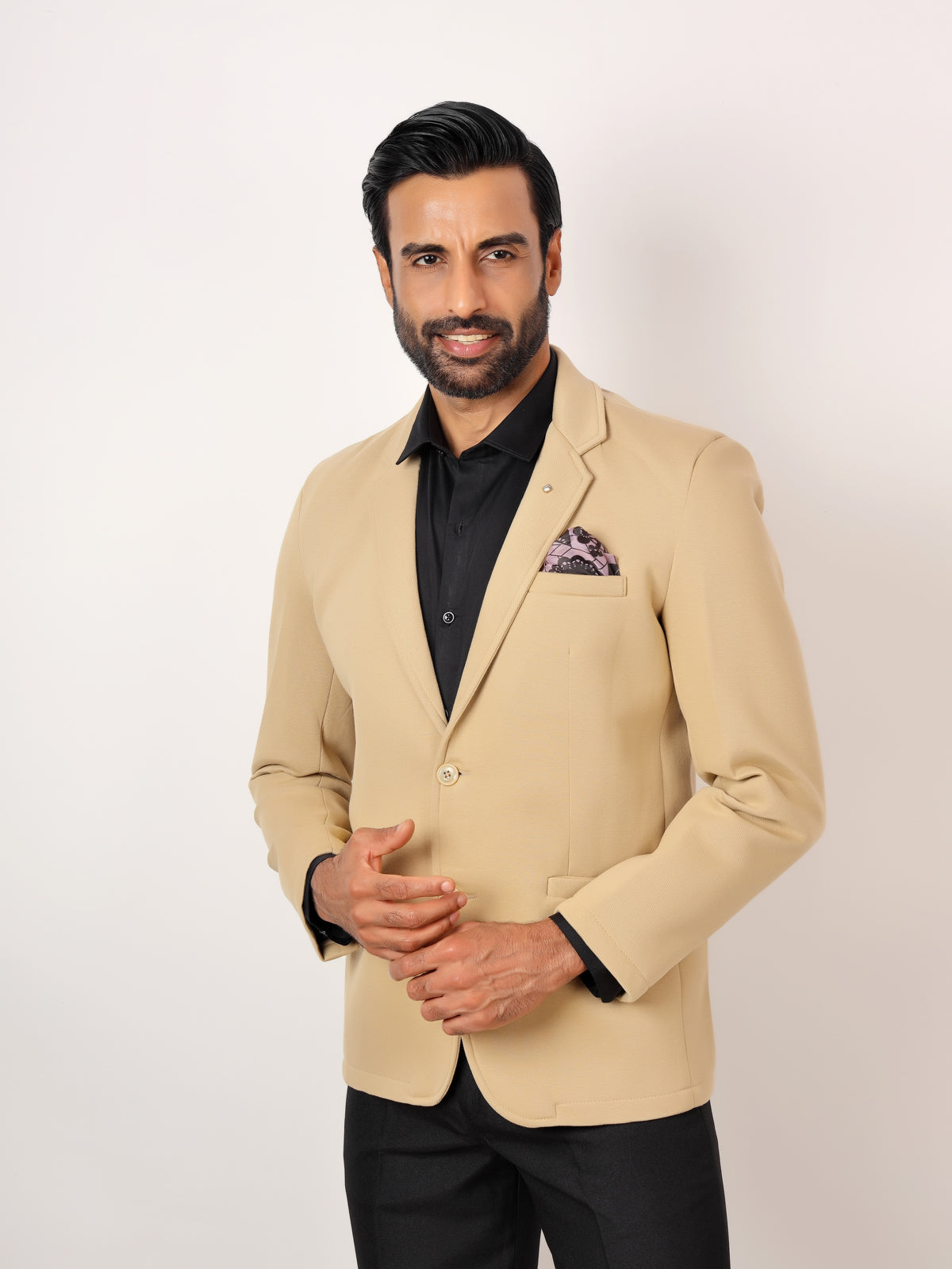CREAM BLAZER