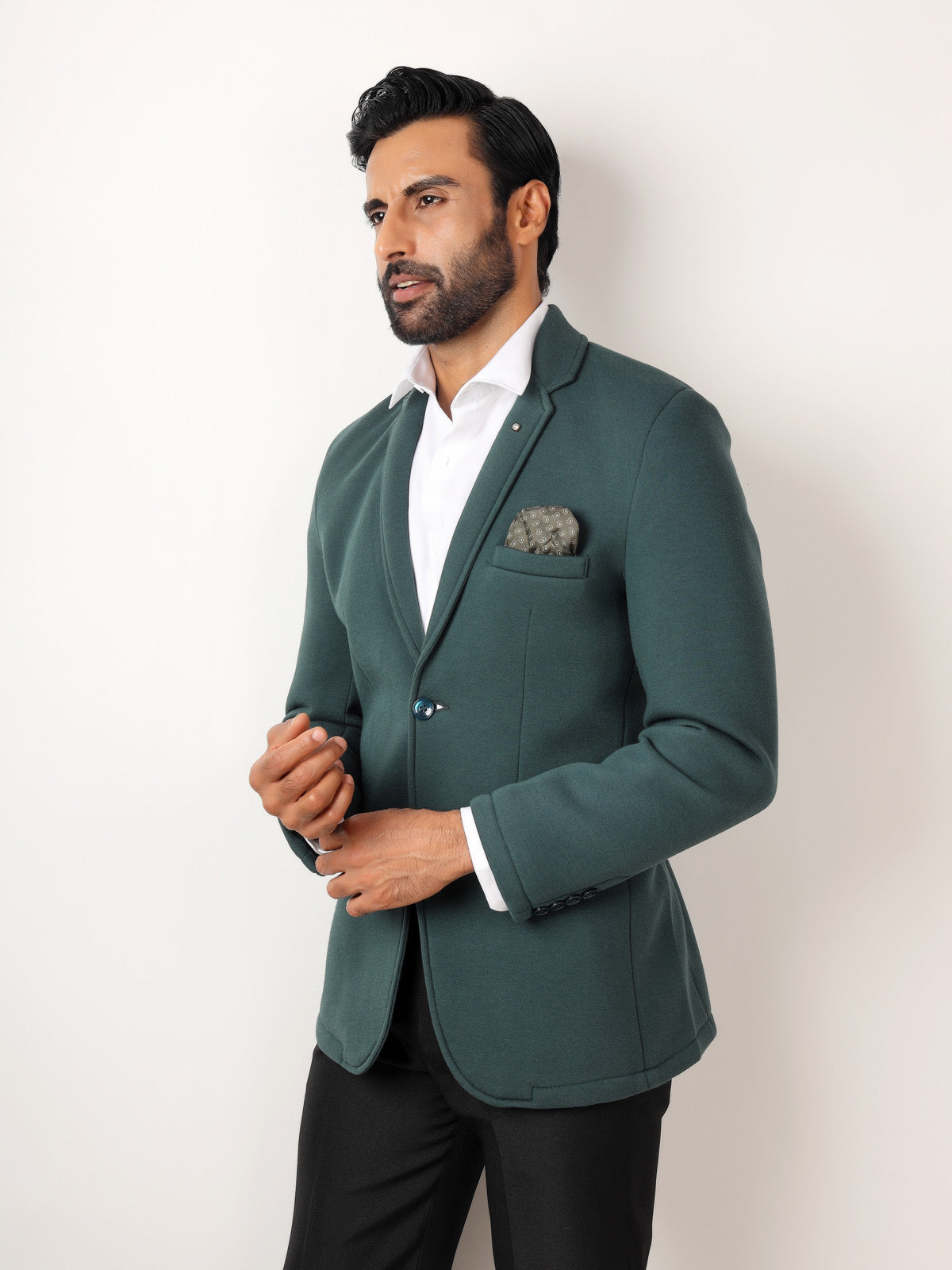 BLUE GREEN BLAZER