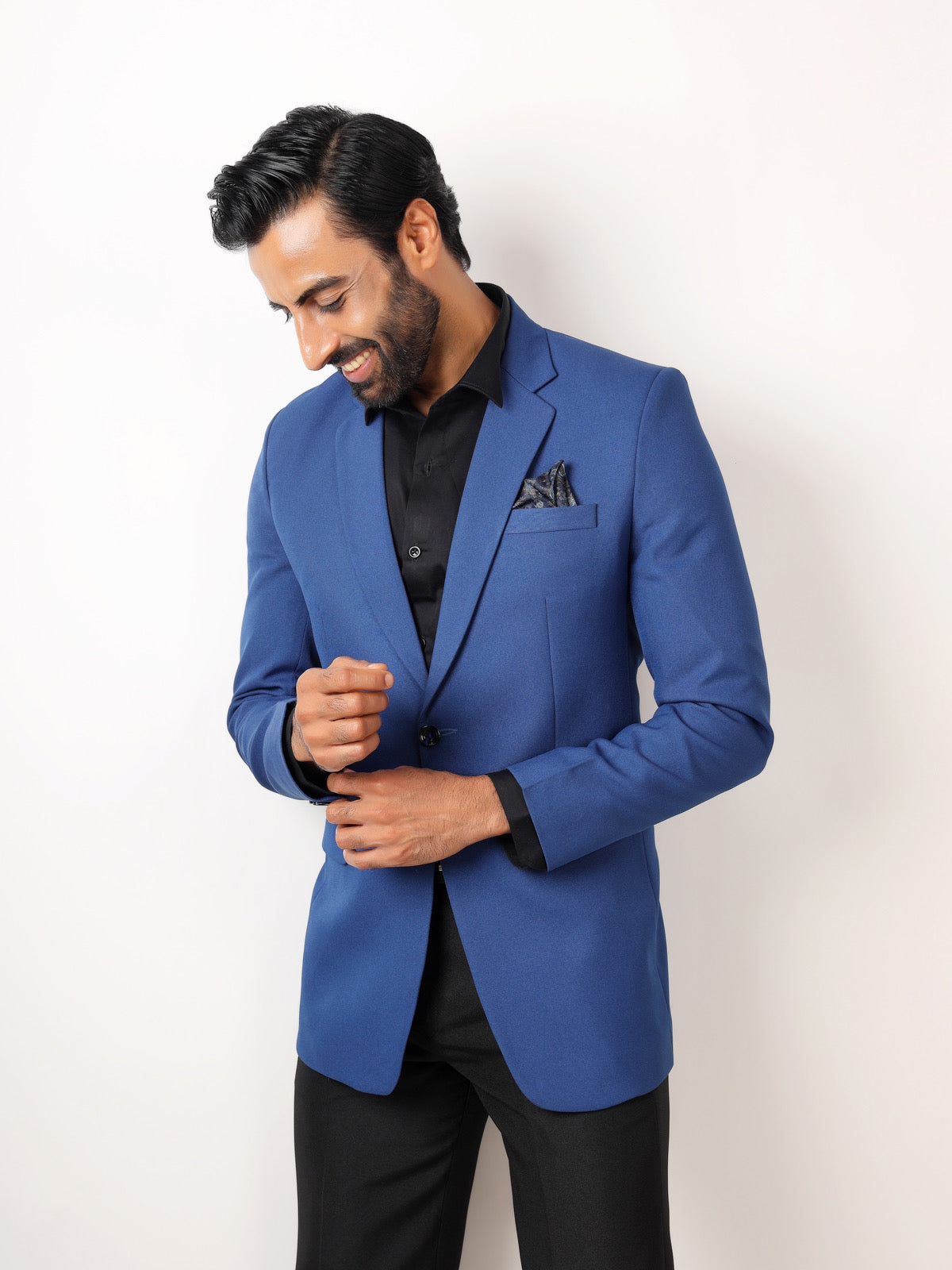 ROYAL BLUE  METTY BLAZER