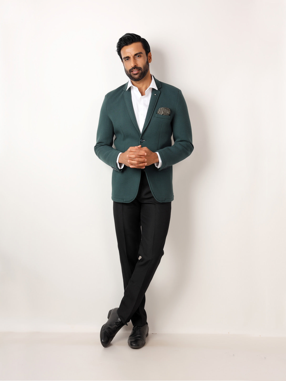 BLUE GREEN BLAZER
