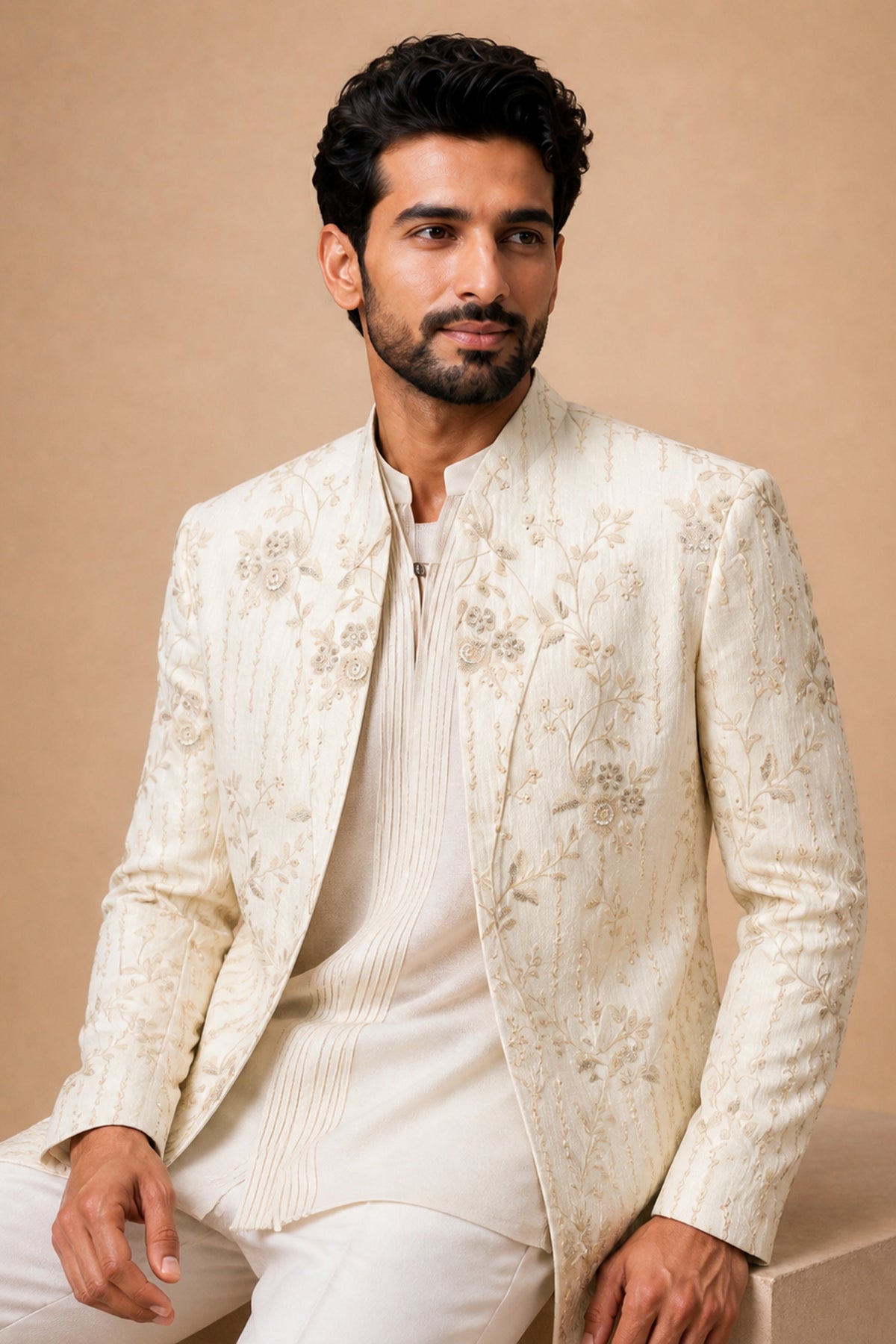 MENS EMBROIDERED INDO WESTERN