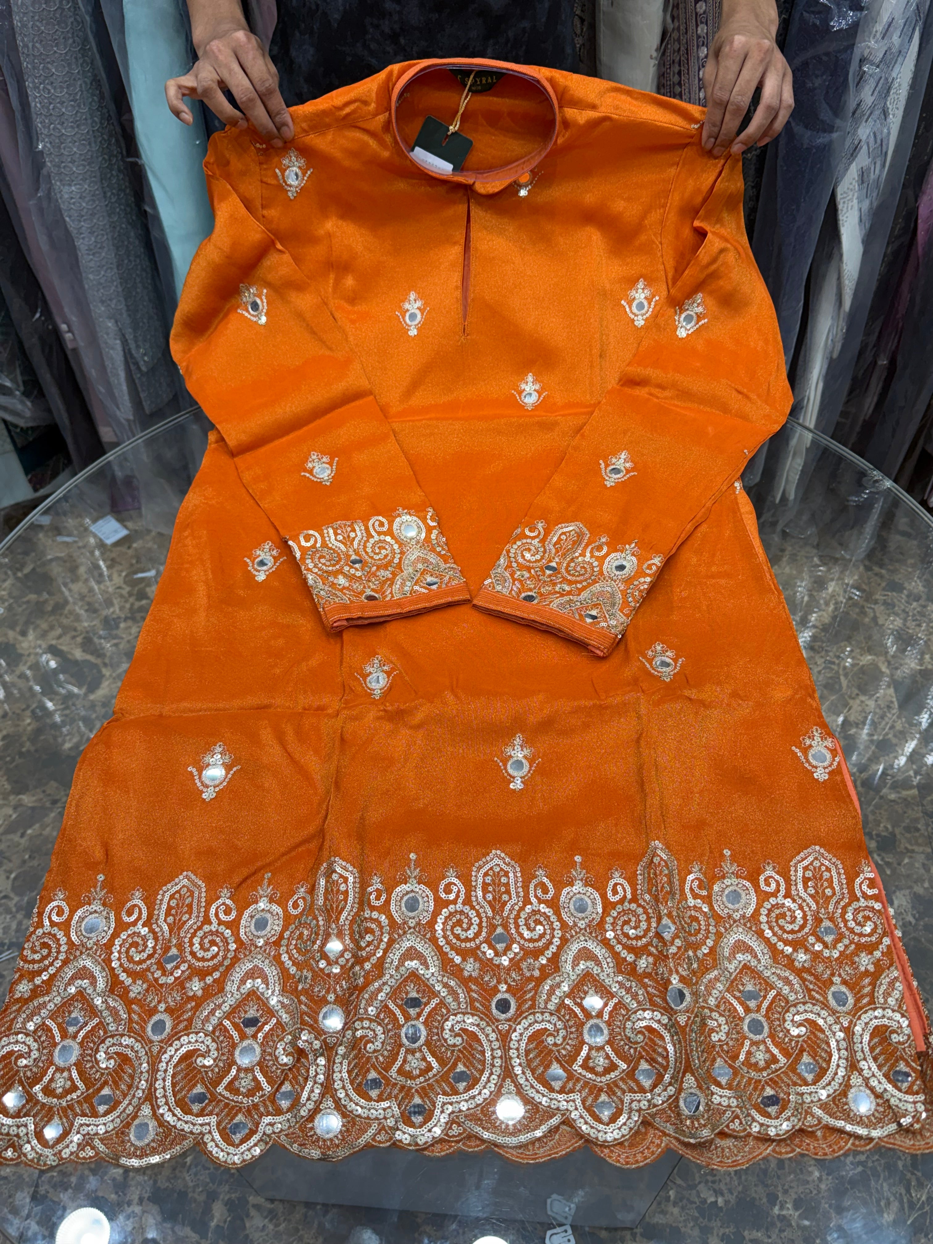 TISSUE FABRIC KURTA