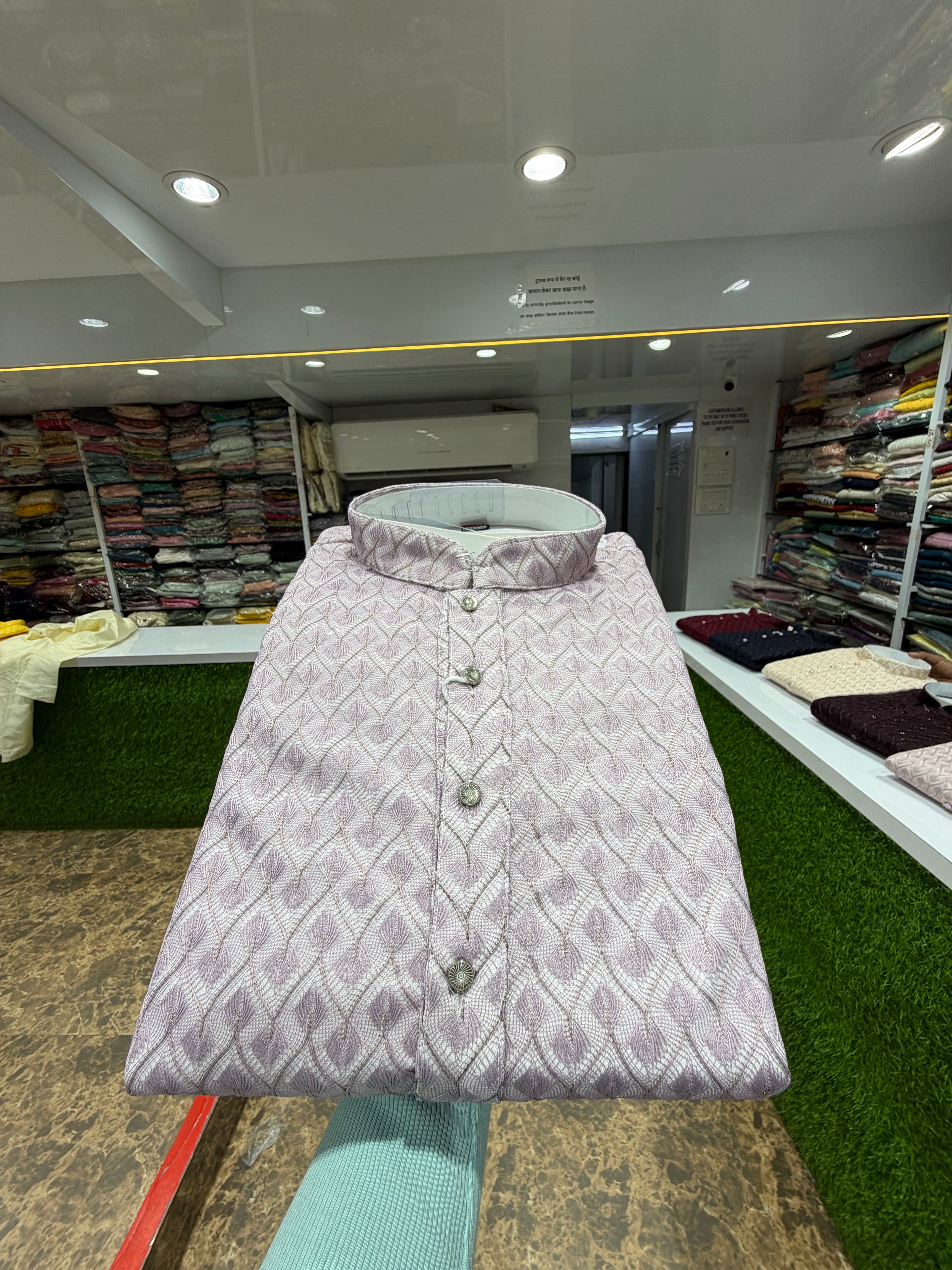 WW BABY PINK KURTHA