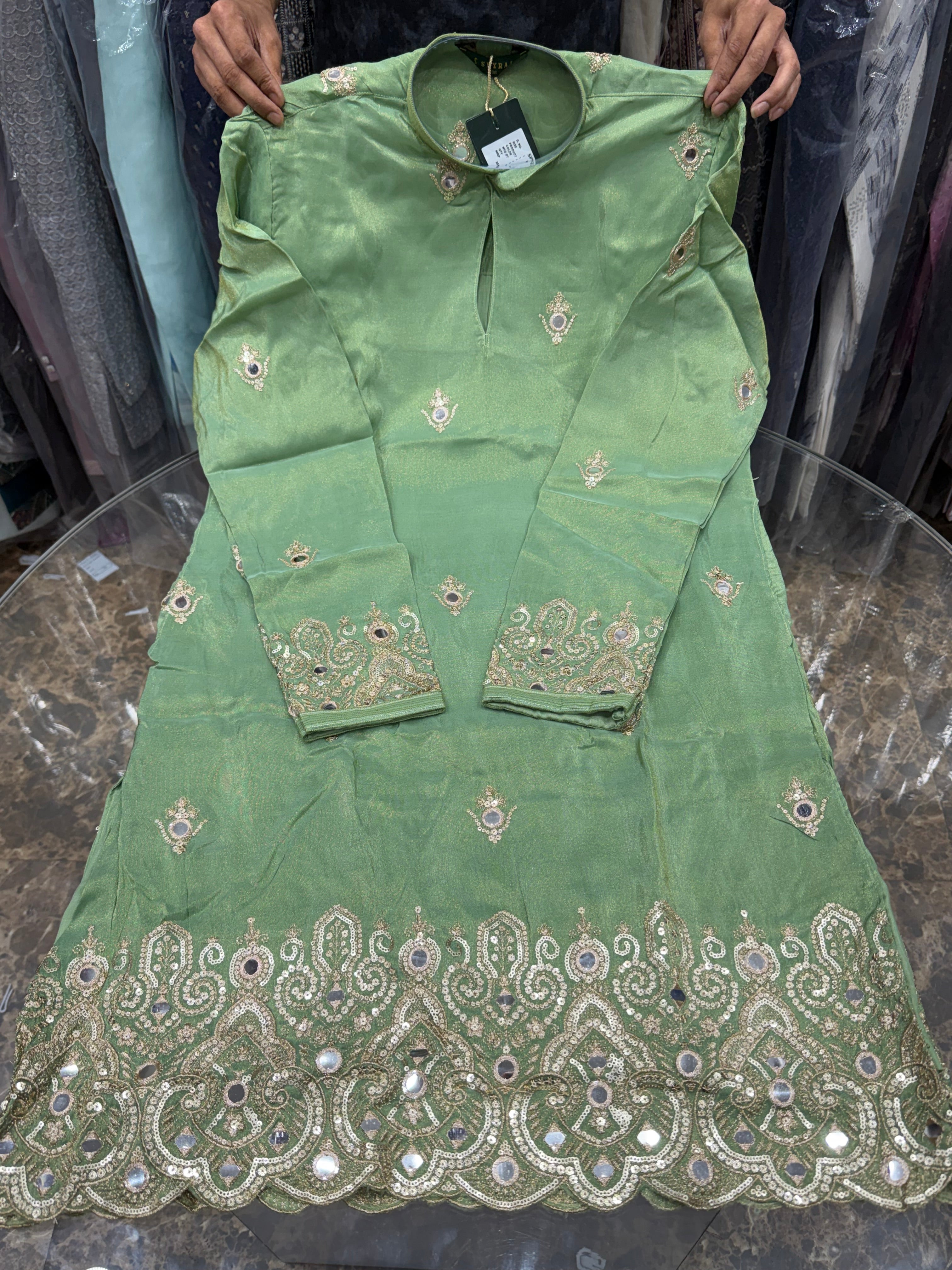 TISSUE FABRIC KURTA