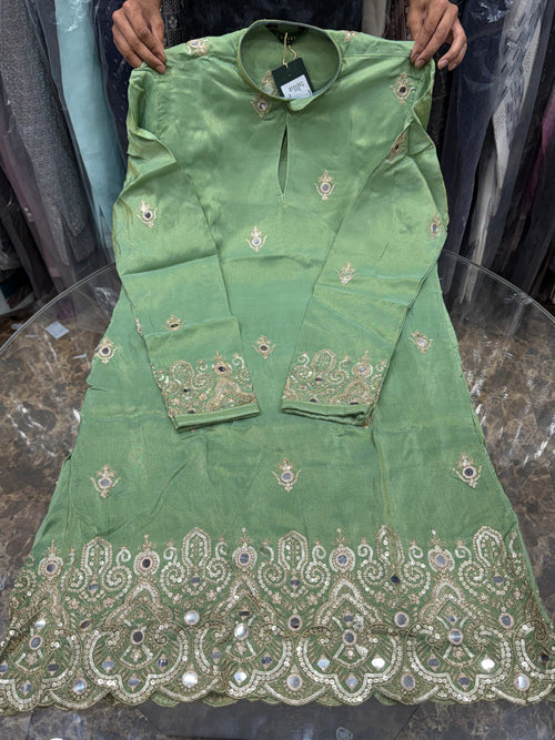 TISSUE FABRIC KURTA