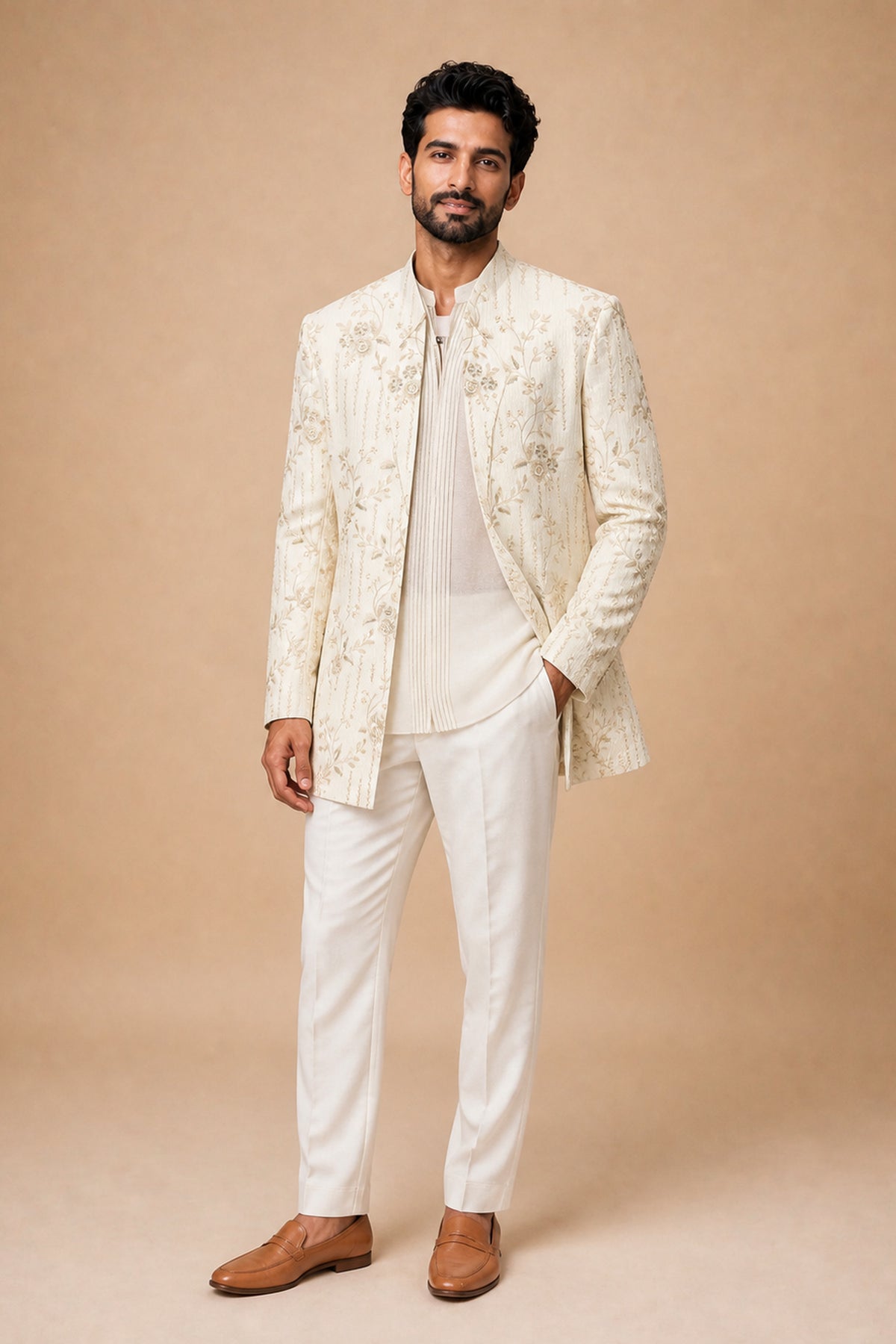 MENS EMBROIDERED INDO WESTERN