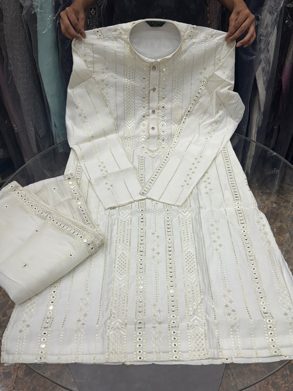 EMBROIDERED KURTA DUPATTA