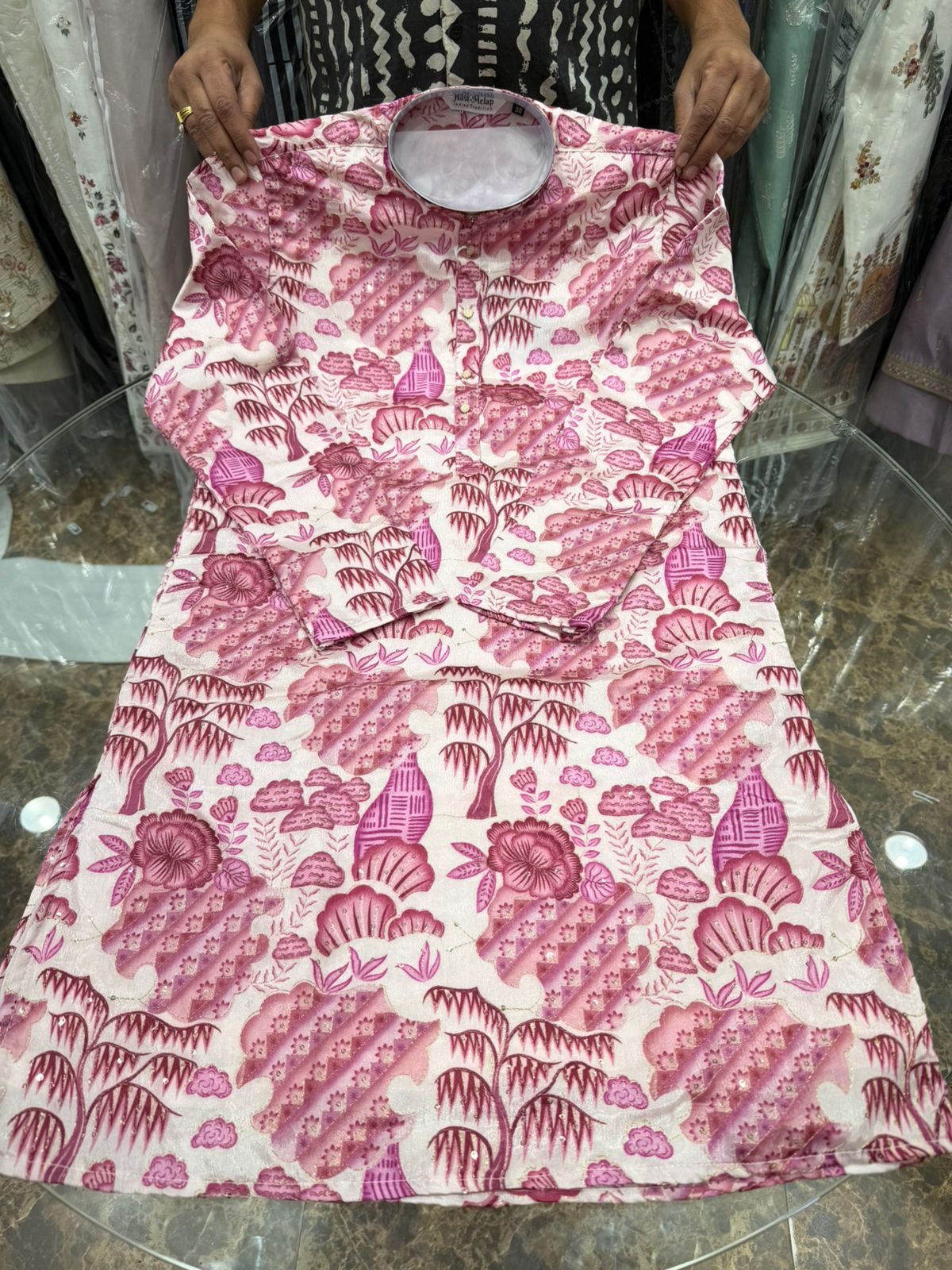 FLORAL EMBROIDERY KURTA