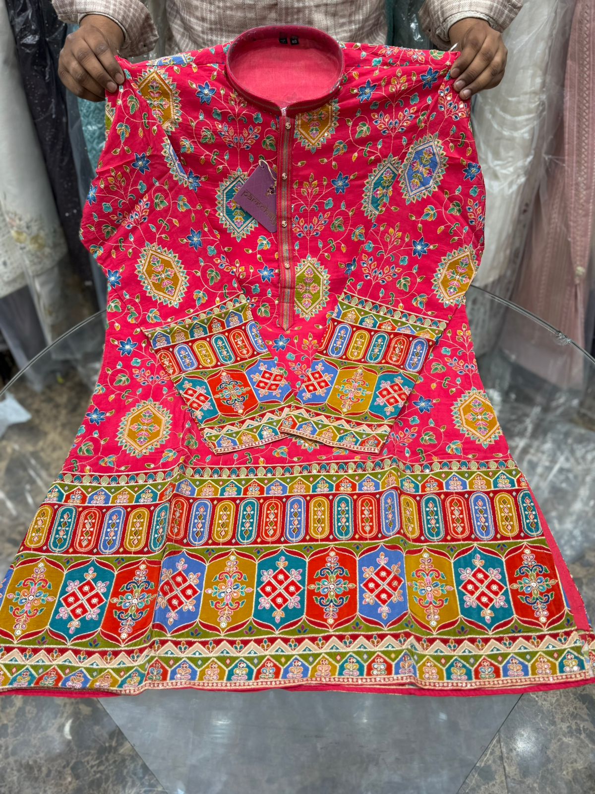 DESIGNER KURTA WITH EMBROIDERY WORK