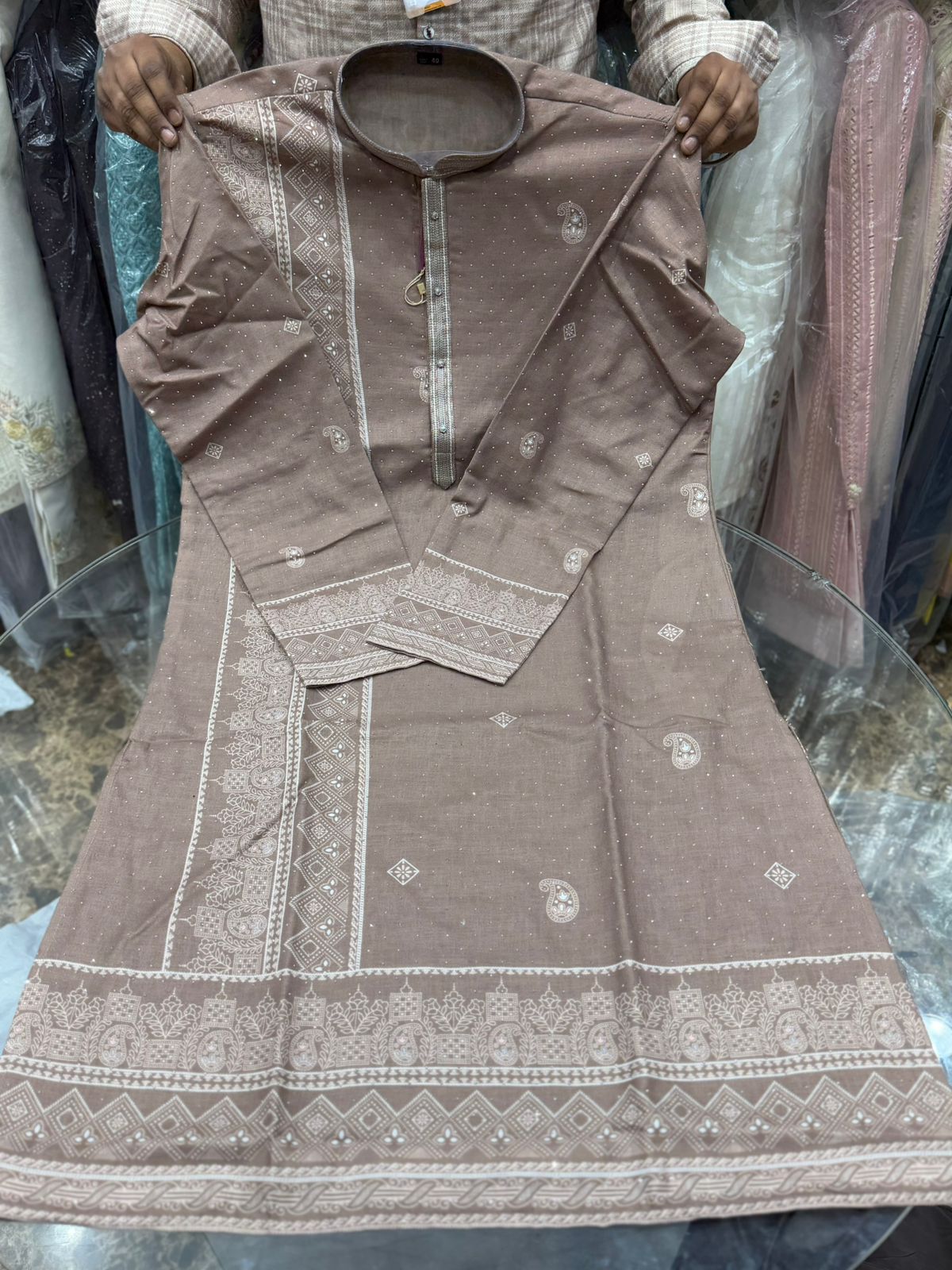 DESIGNER KURTA WITH EMBROIDERY WORK
