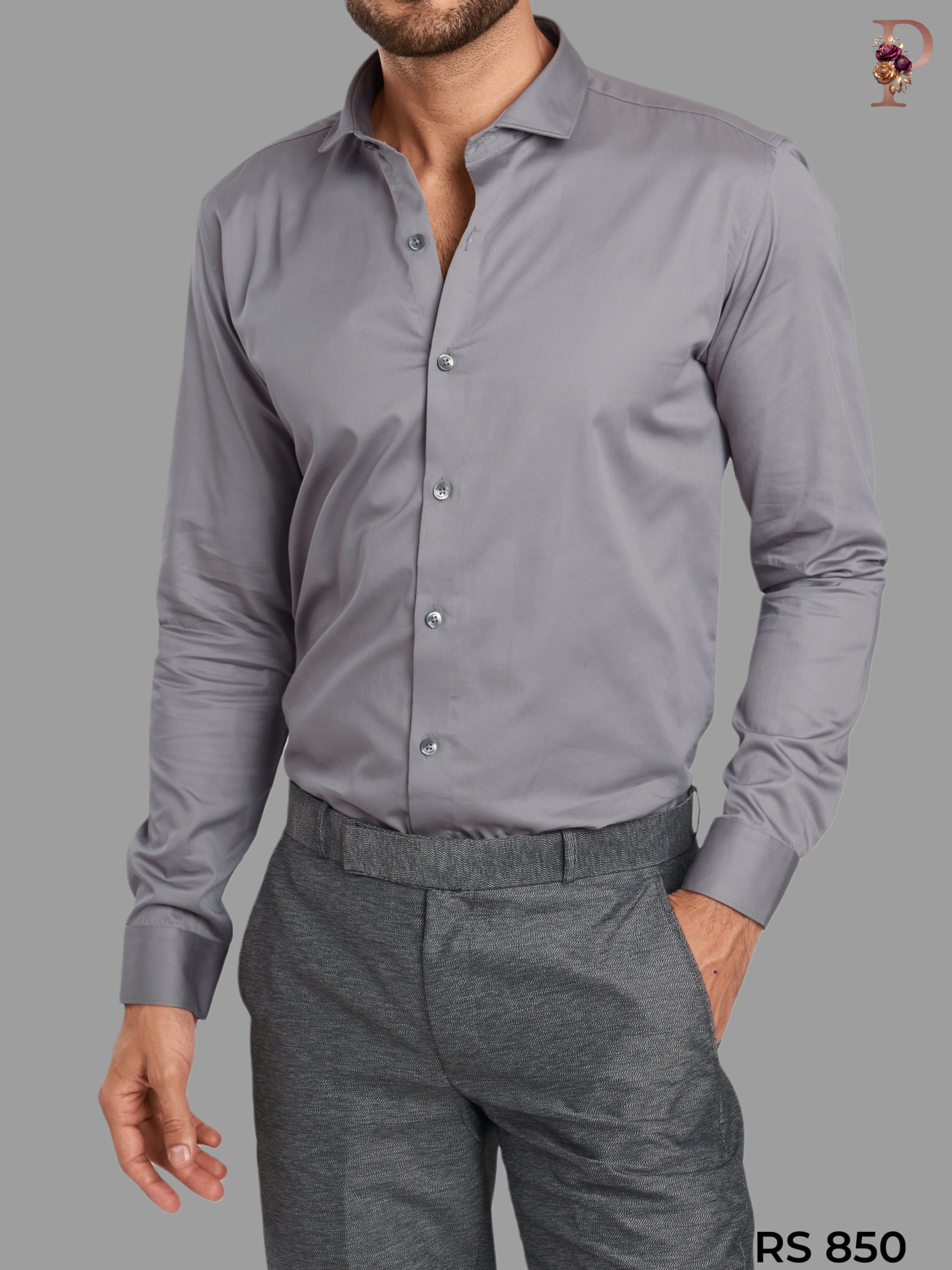 SATIN FORMAL SHIRT