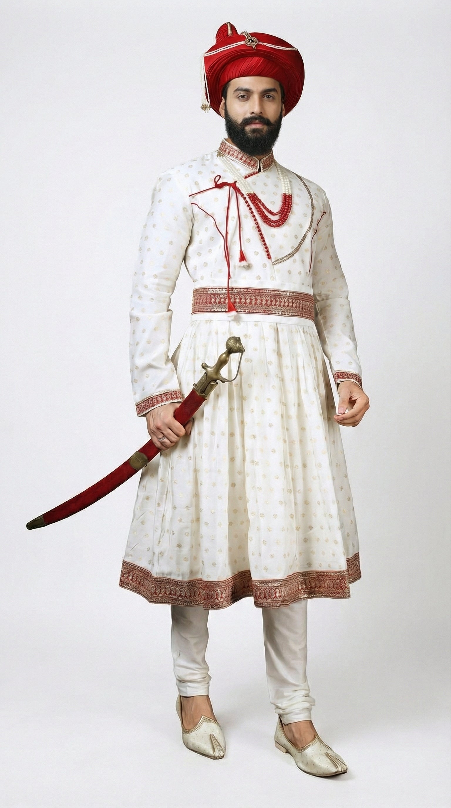 RED COLOR PESHWAI