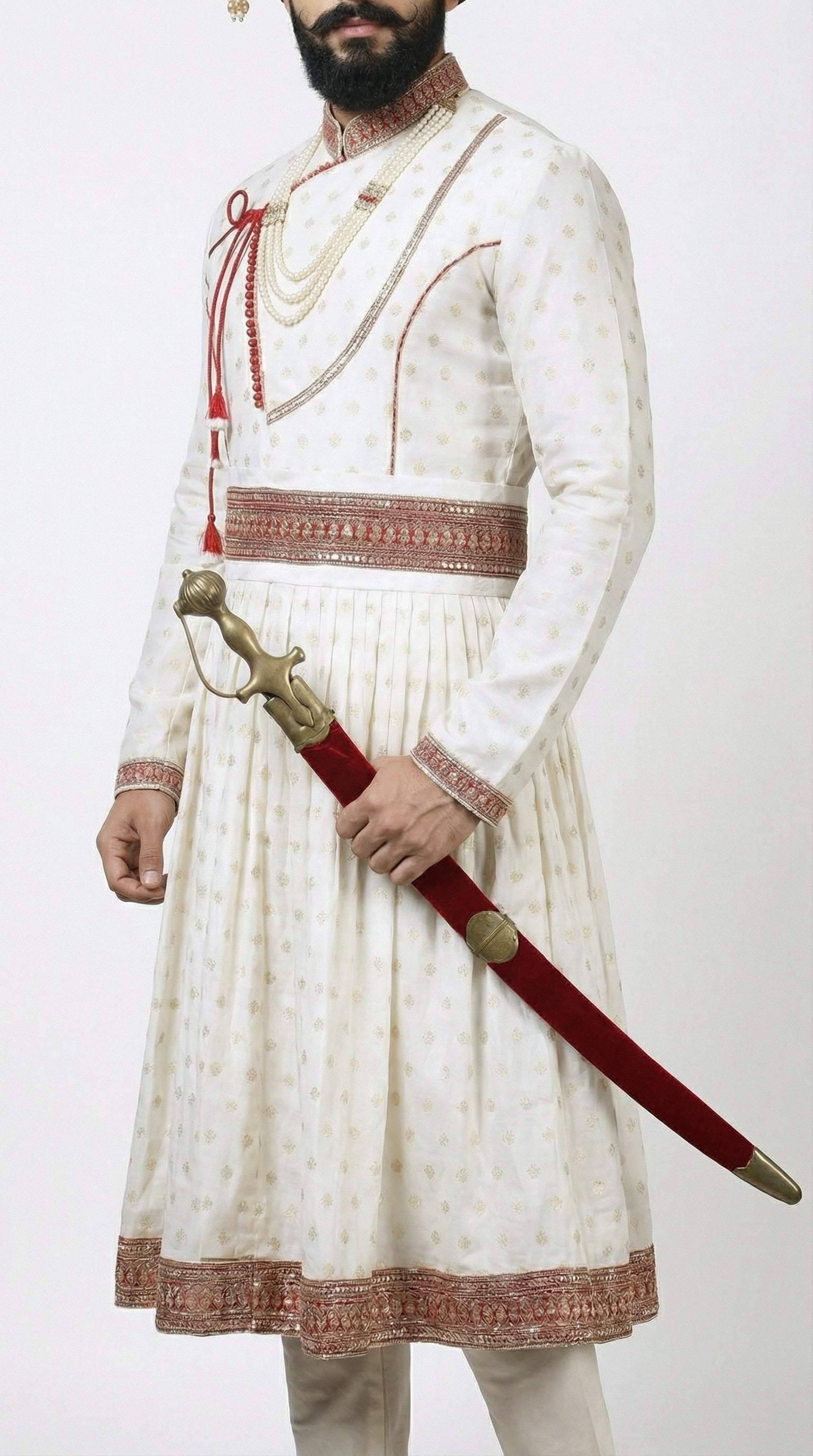 RED COLOR PESHWAI