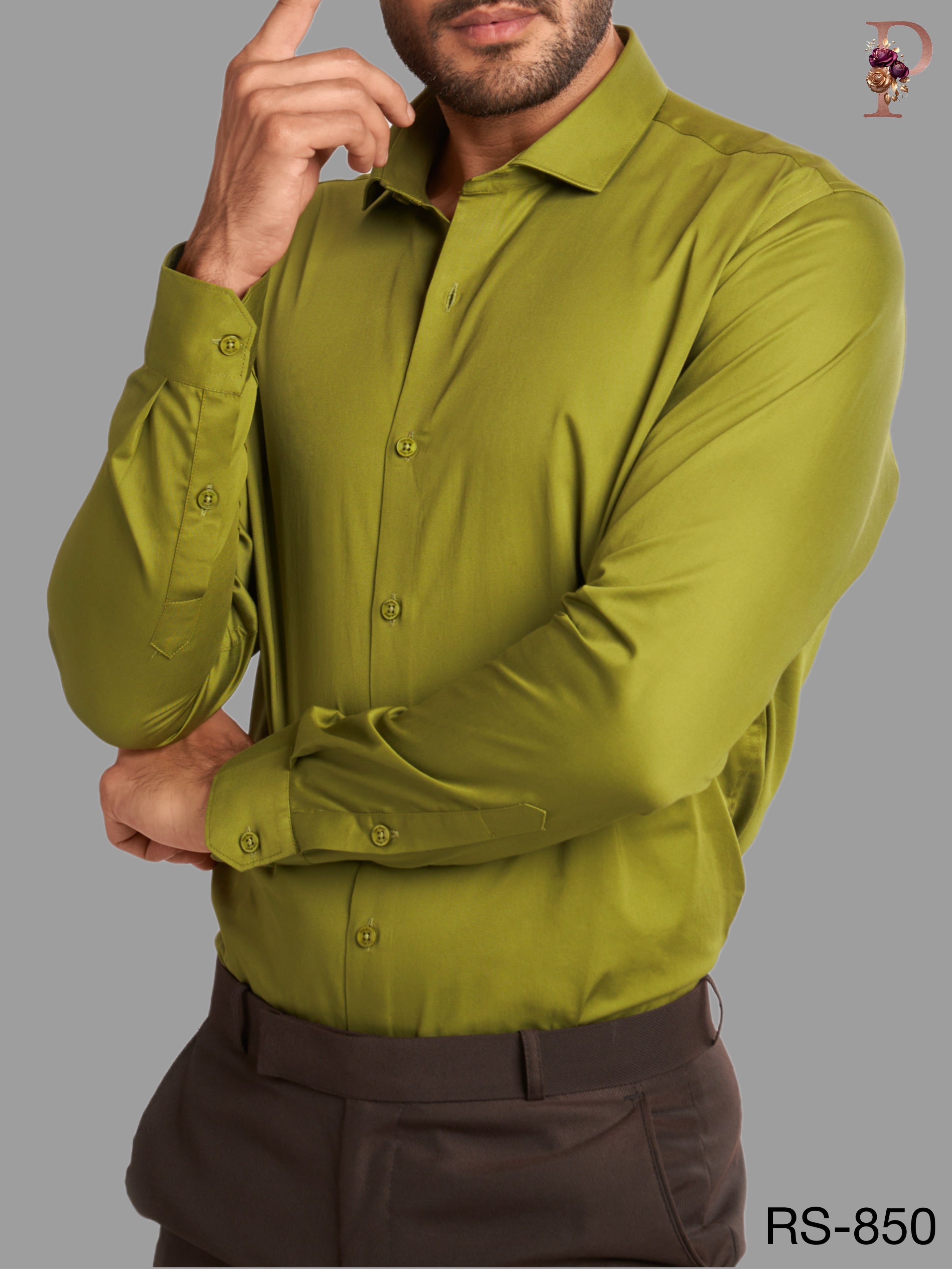 SATIN FORMAL SHIRT