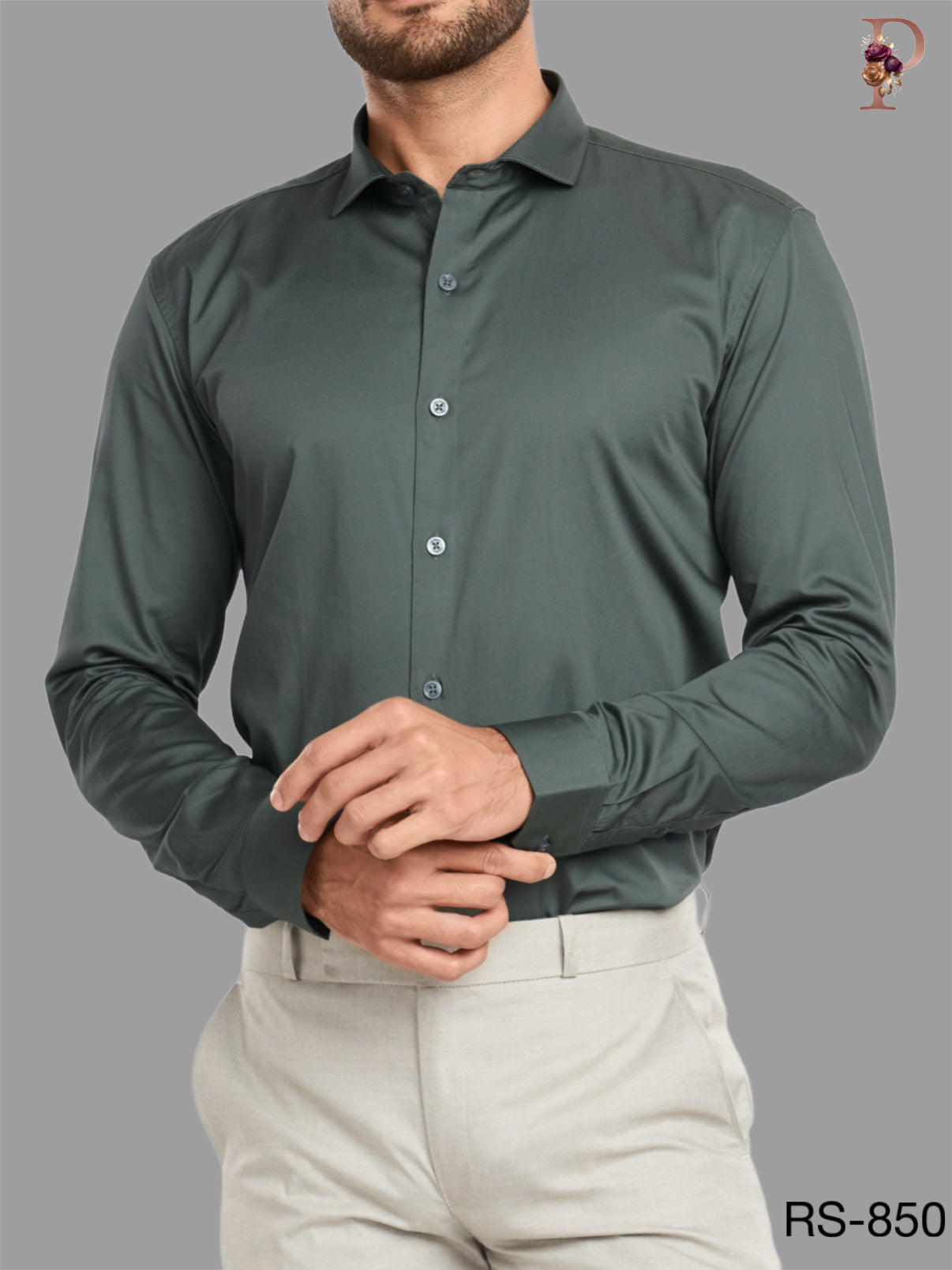 SATIN FORMAL SHIRT