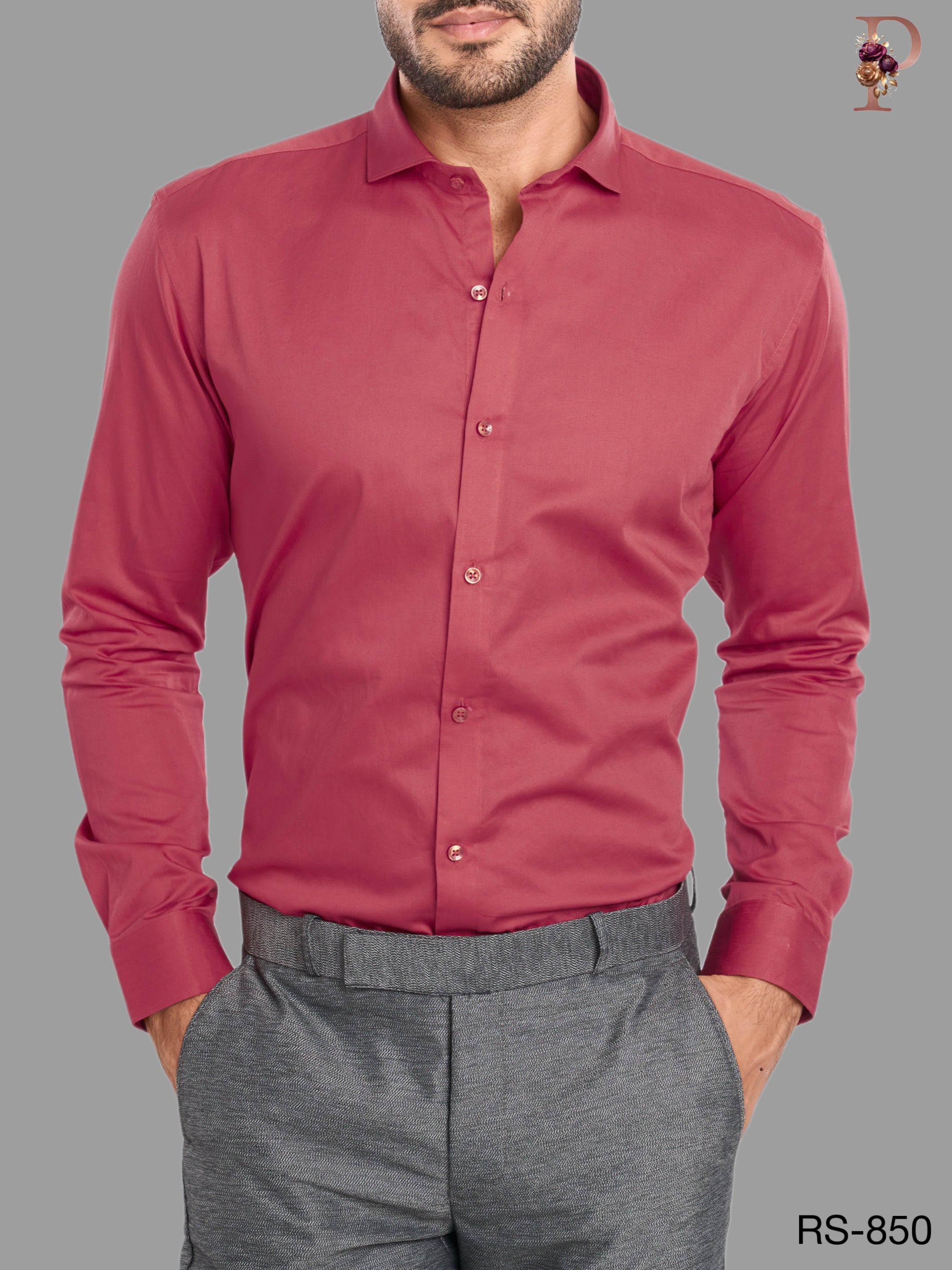 SATIN FORMAL SHIRT