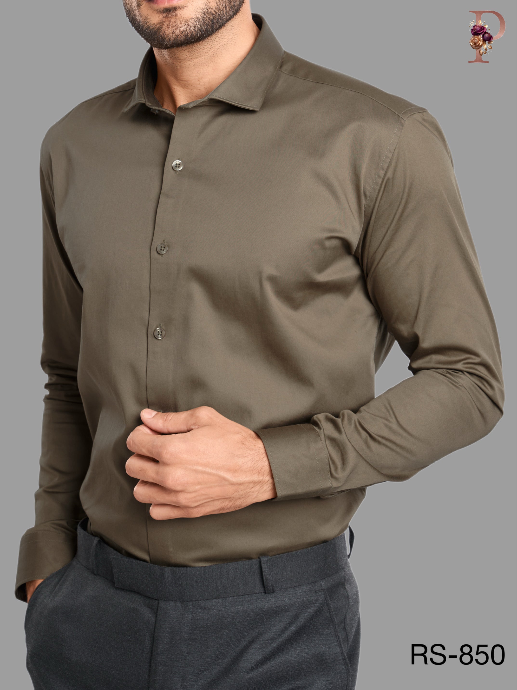 SATIN FORMAL SHIRT