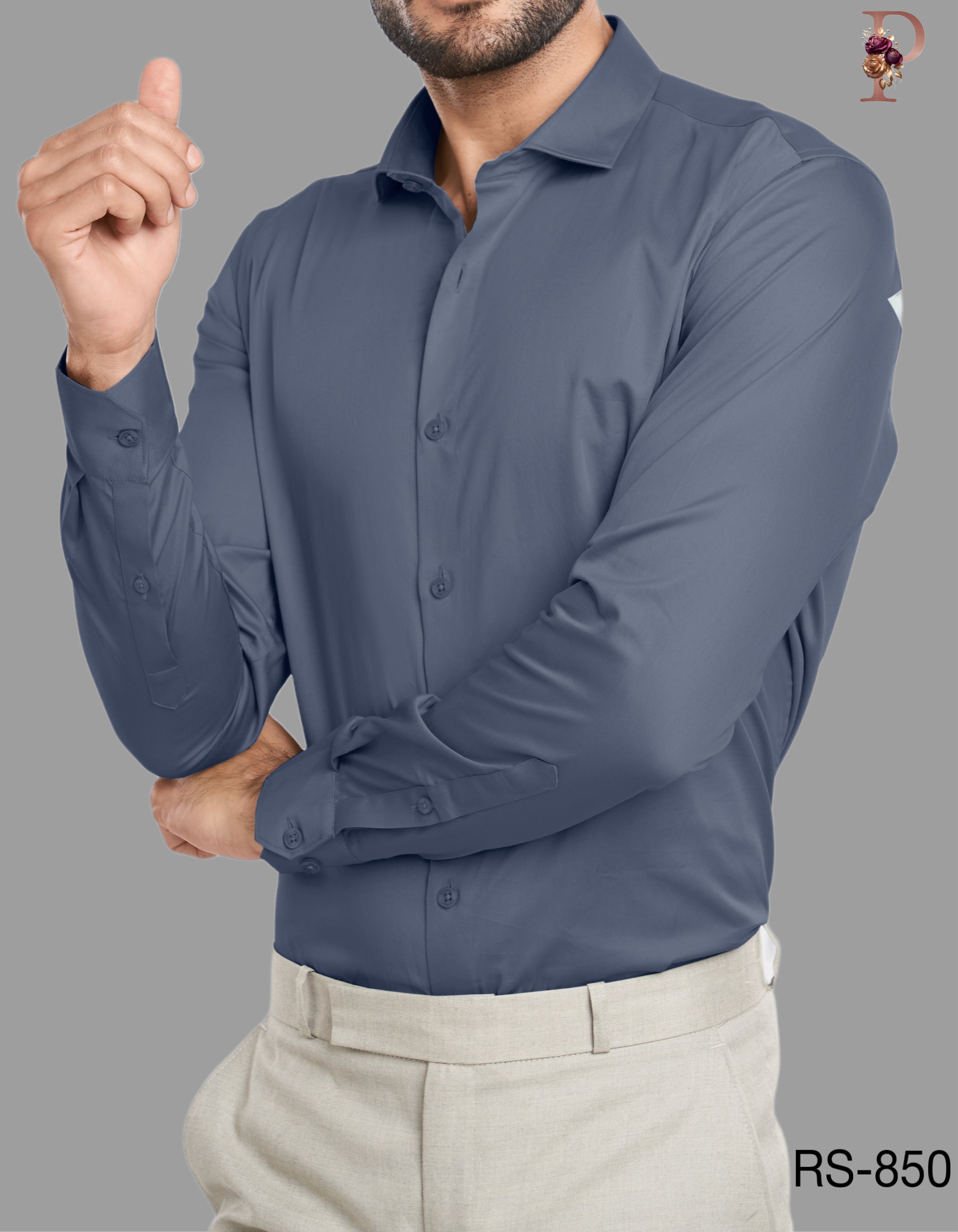 SATIN FORMAL SHIRT