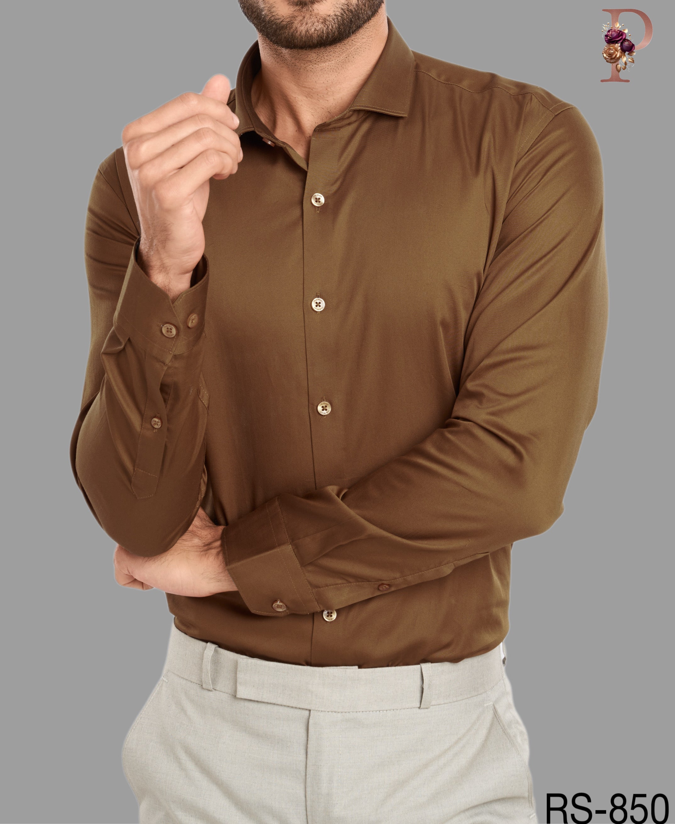 SATIN FORMAL SHIRT