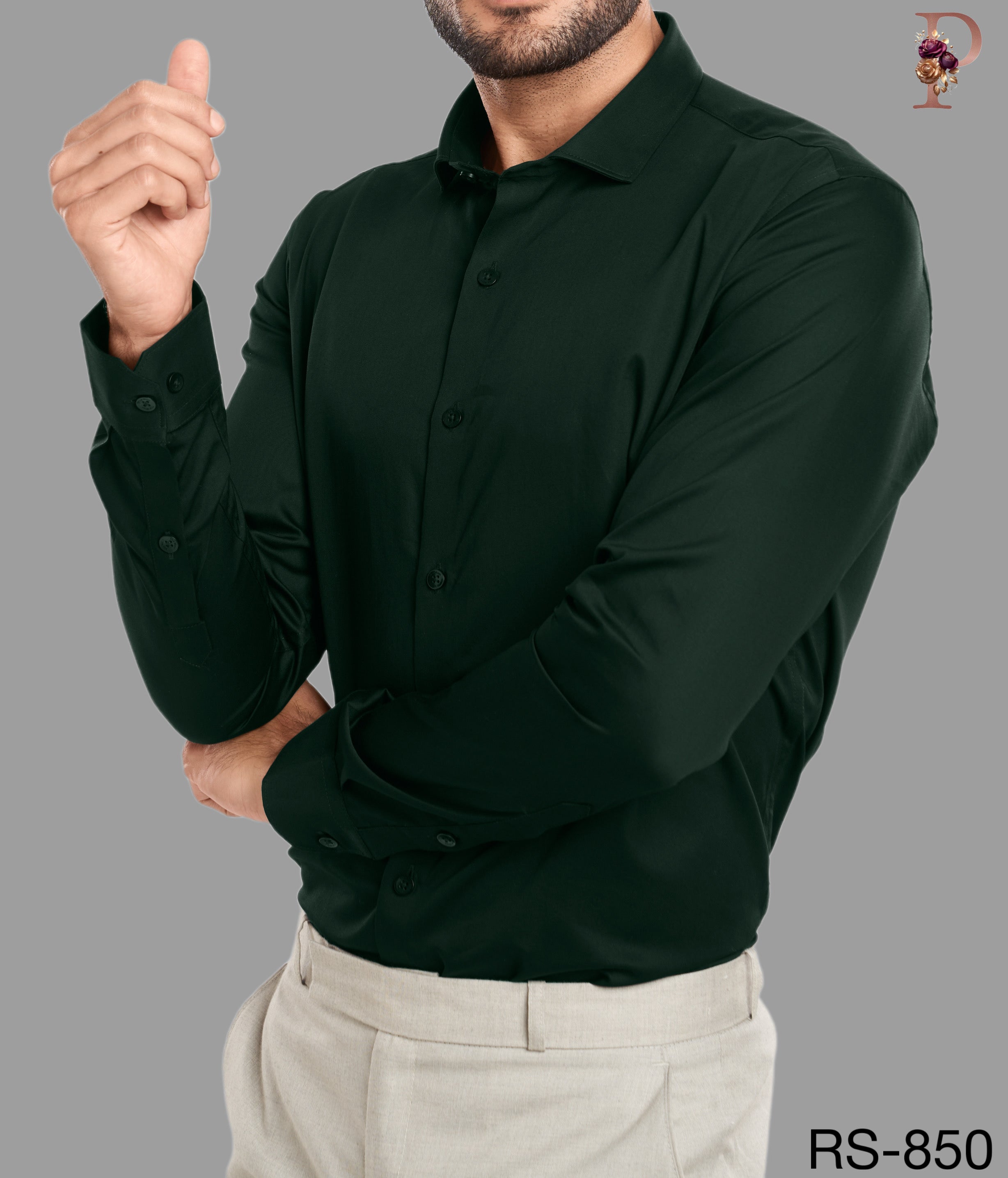 SATIN FORMAL SHIRT