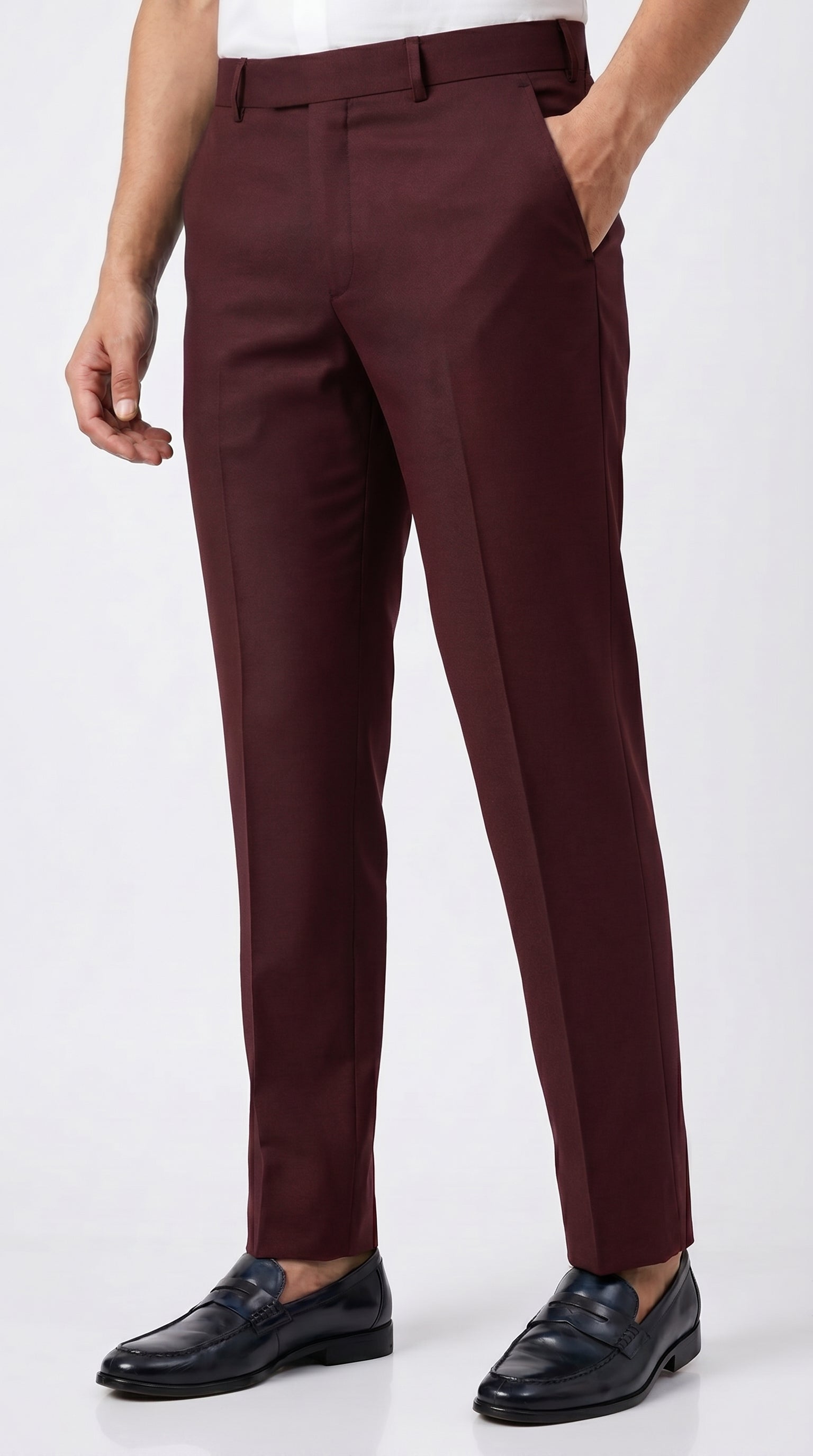 MAROON FORMAL PANT