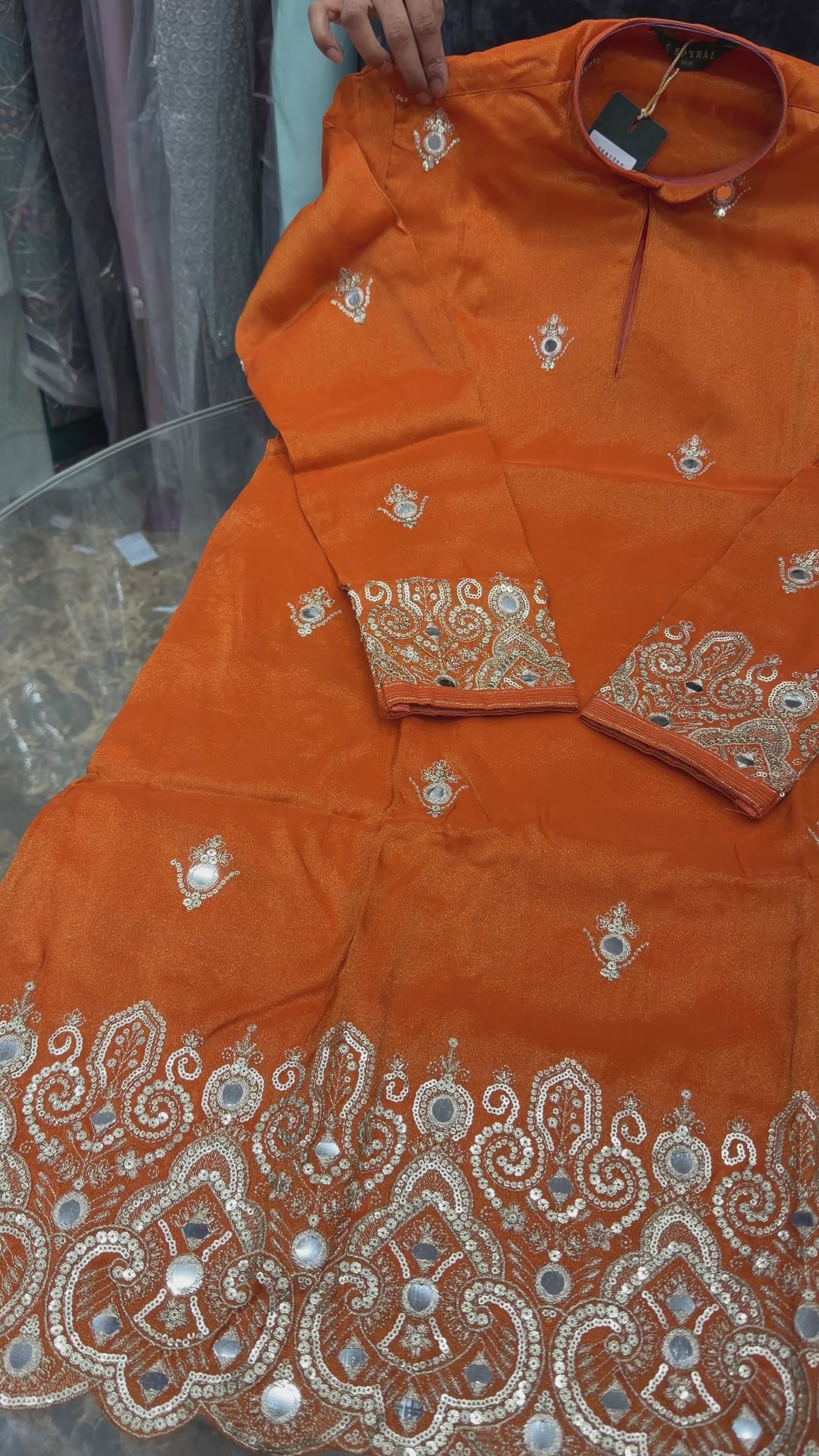 TISSUE FABRIC KURTA