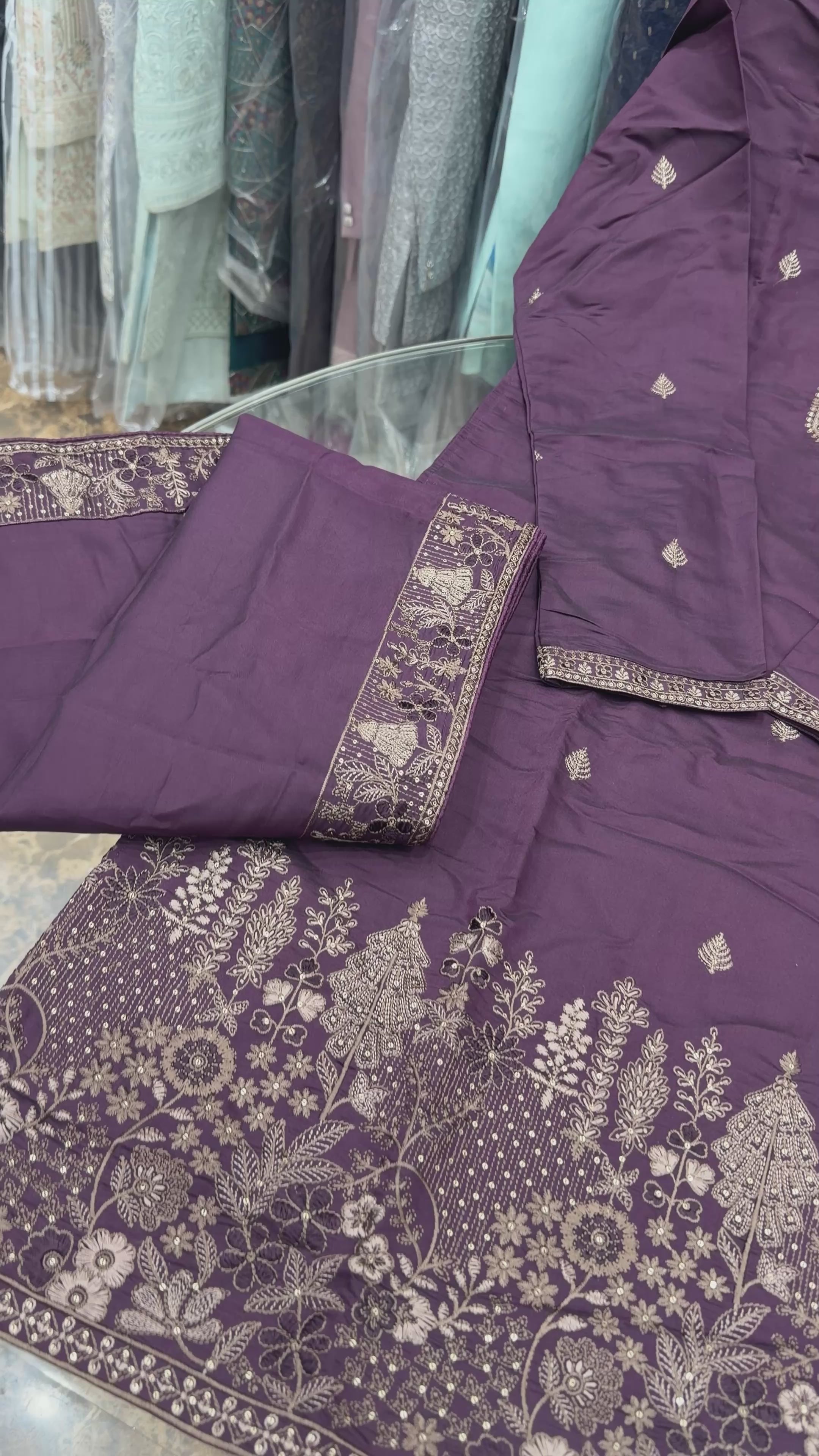 EMBROIDERED KURTA DUPATTA