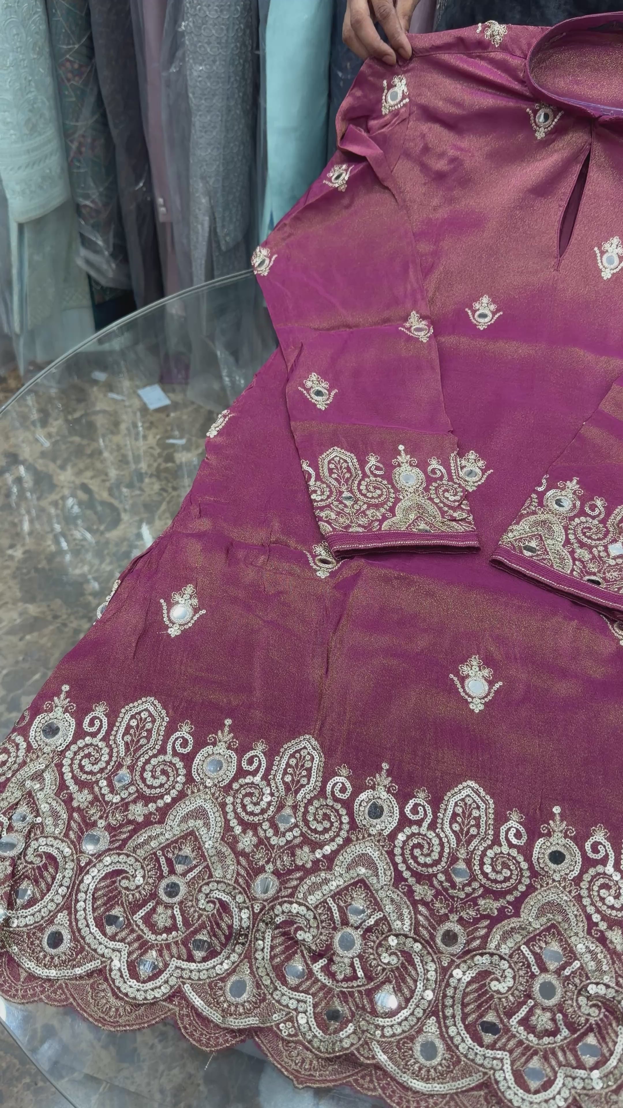 TISSUE FABRIC KURTA