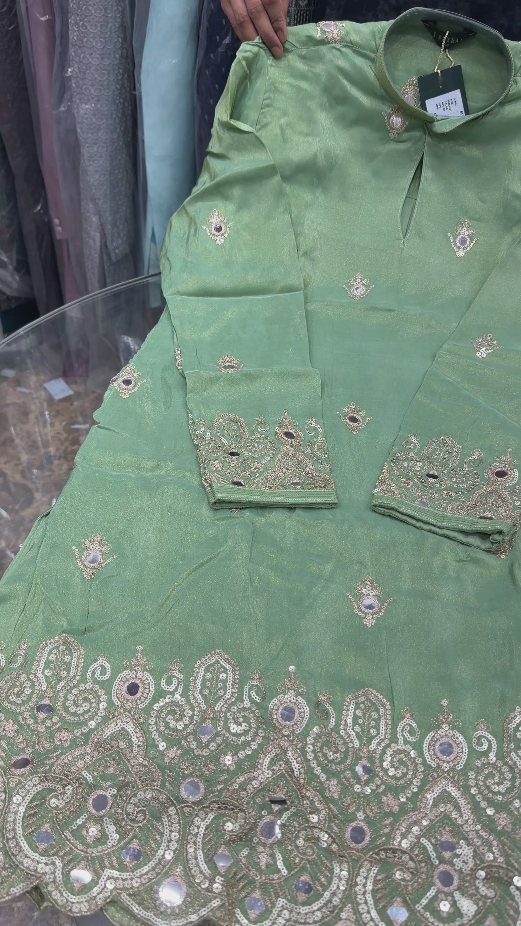 TISSUE FABRIC KURTA