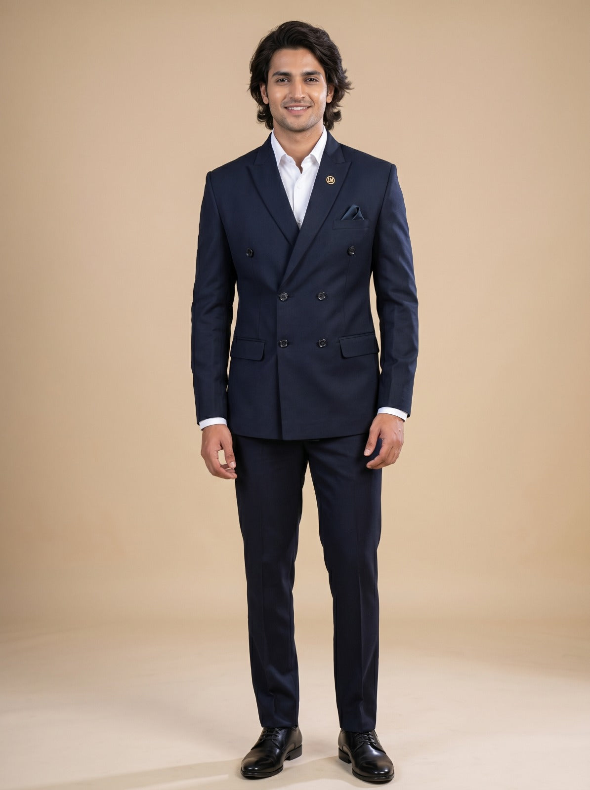 DOUBLE BREASTED BLAZER BLACK