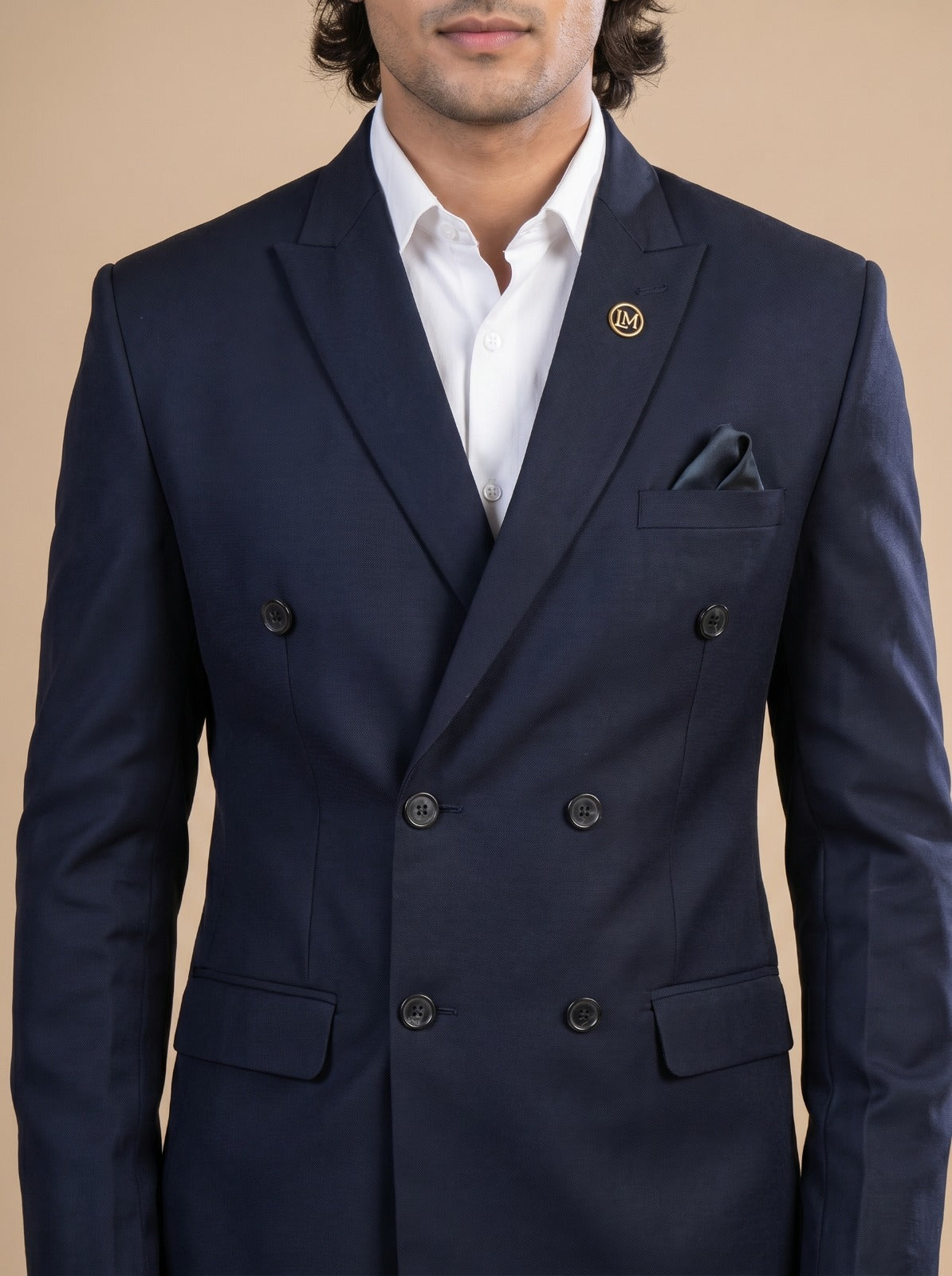 DOUBLE BREASTED BLAZER BLACK